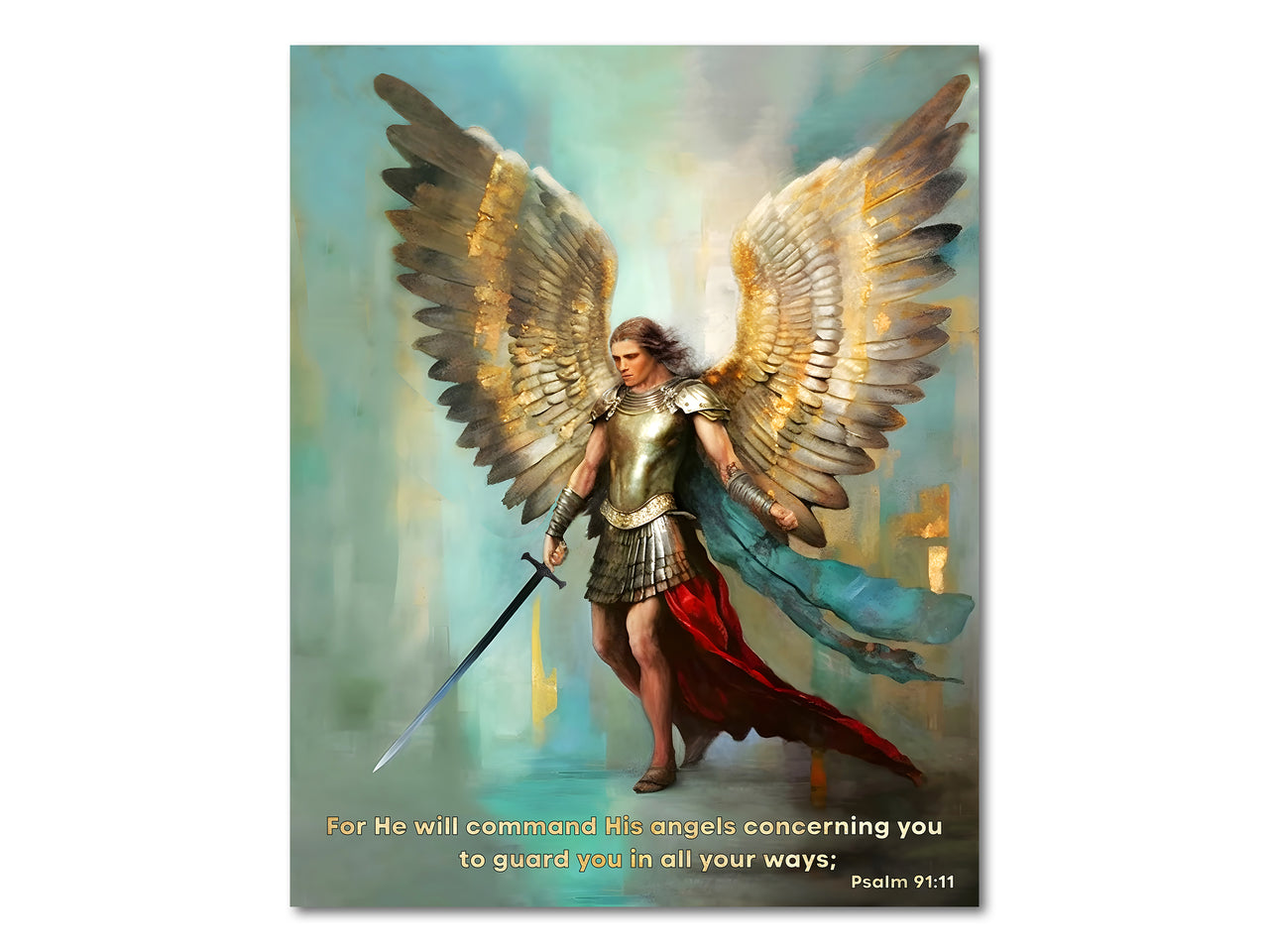 Guardian Angel (Psalm 91:11) Poster Print #1