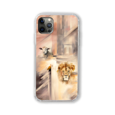 The Lion of Judah and the Lamb of God Phone Case