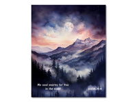 Thumbnail for My soul yearns for You in the night (Isaiah 26:9) Poster Print