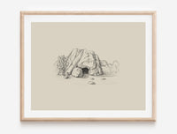 Thumbnail for Jesus's empty tomb Poster Print