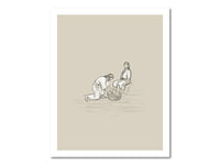 Thumbnail for Jesus Washing Feet Poster Print