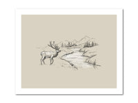 Thumbnail for As the deer pants for streams of water so my soul pants for you, my God (Psalm 42:1) Poster Print #2