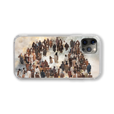 Jesus healing the bleeding woman Phone Case #4
