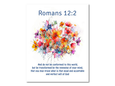 Romans 12:2 Digital download printable art