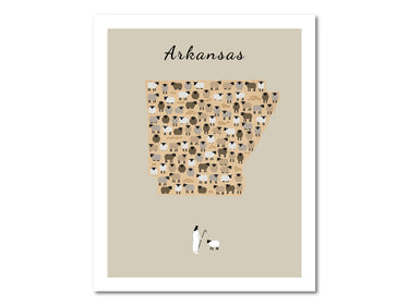 Arkansas state Parable of the Lost Sheep Digital download printable art