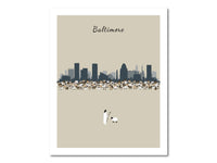 Thumbnail for Lost Sheep from Baltimore Poster Print