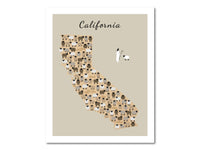 Thumbnail for Lost Sheep from California Poster Print