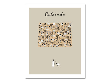 Colorado state Parable of the Lost Sheep Digital download printable art