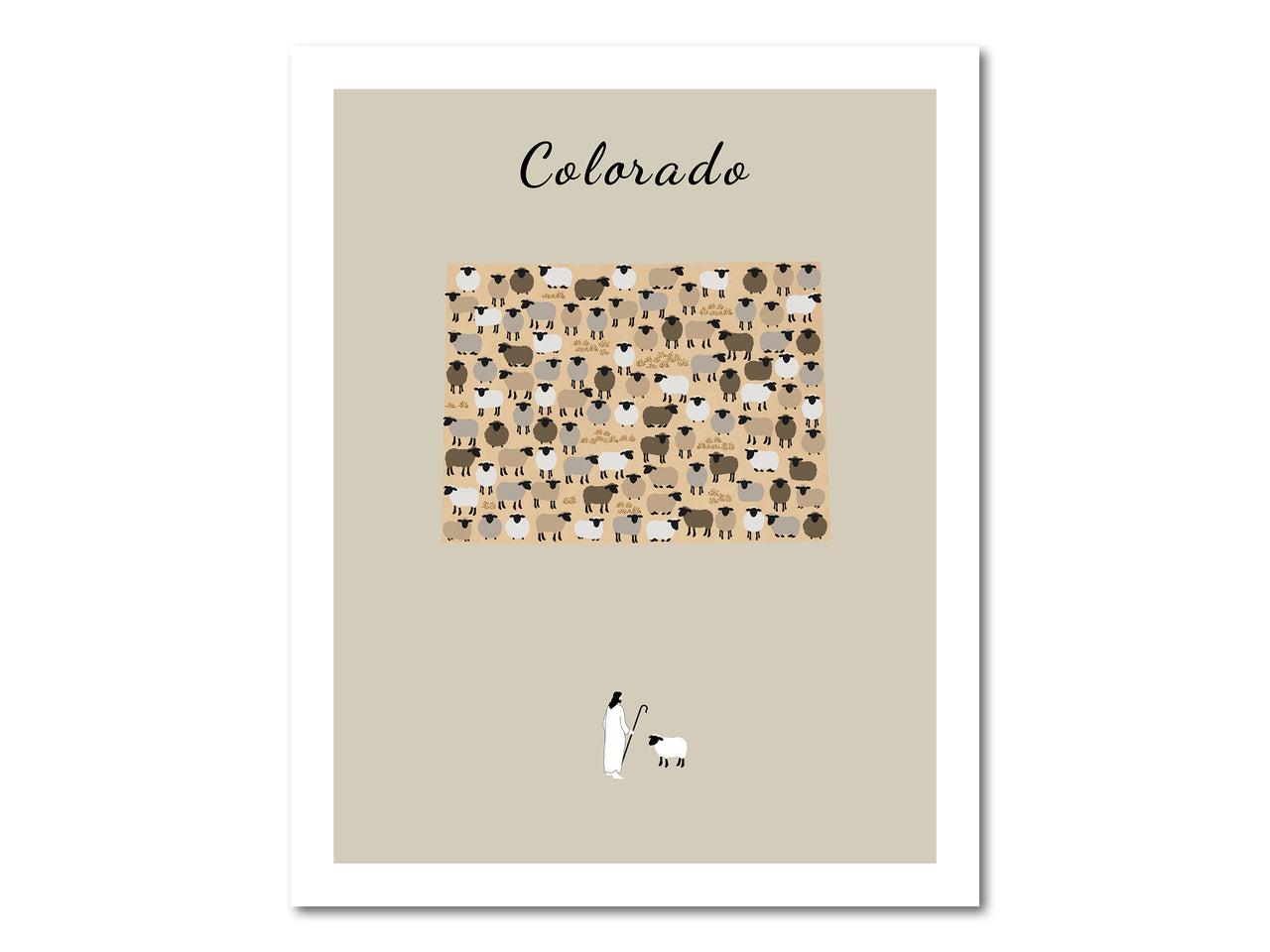 Lost Sheep from Colorado Poster Print