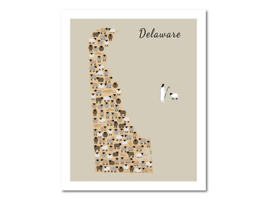 Delaware state Parable of the Lost Sheep Digital download printable art