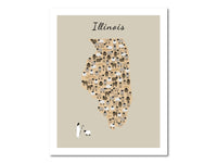 Thumbnail for Lost Sheep from Illinois Poster Print