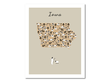 Iowa state Parable of the Lost Sheep Digital download printable art