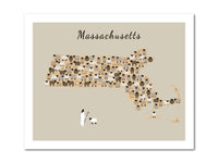 Thumbnail for Lost Sheep from Massachusetts Poster Print