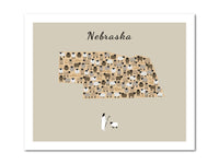 Thumbnail for Lost Sheep from Nebraska Poster Print
