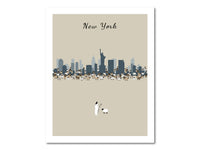 Thumbnail for Lost Sheep from New York City Poster Print