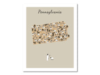 Thumbnail for Lost Sheep from Pennsylvania Poster Print