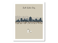 Thumbnail for Lost Sheep from Salt Lake City Poster Print