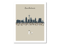 Thumbnail for Lost Sheep from San Antonio Poster Print
