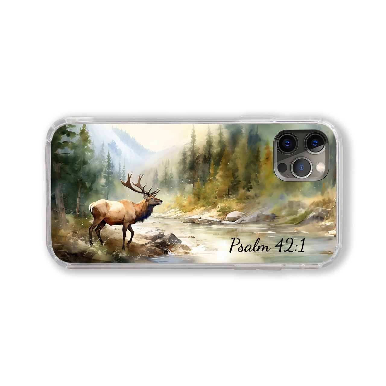 Psalm 42:1 As the deer pants for streams of water Phone Case #1