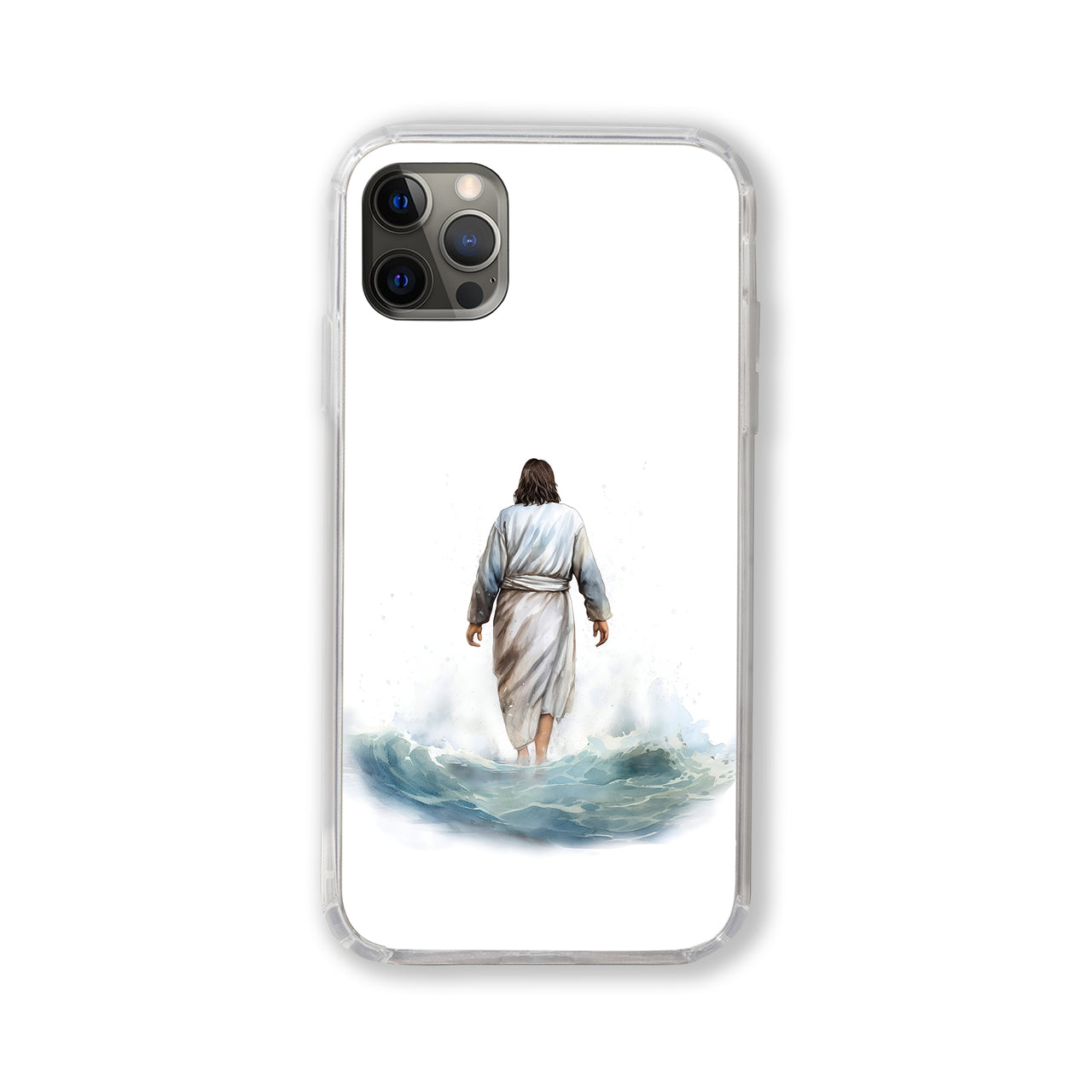 Jesus Christ walks on the water Phone Case #1