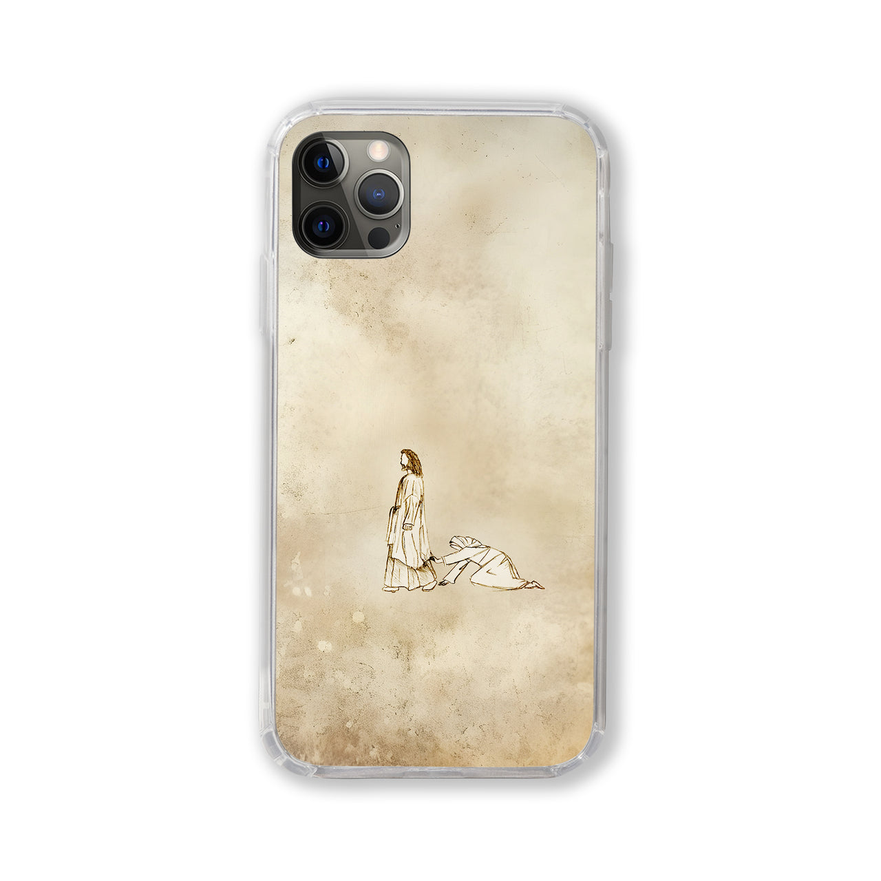 Jesus healing the bleeding woman Phone Case #1