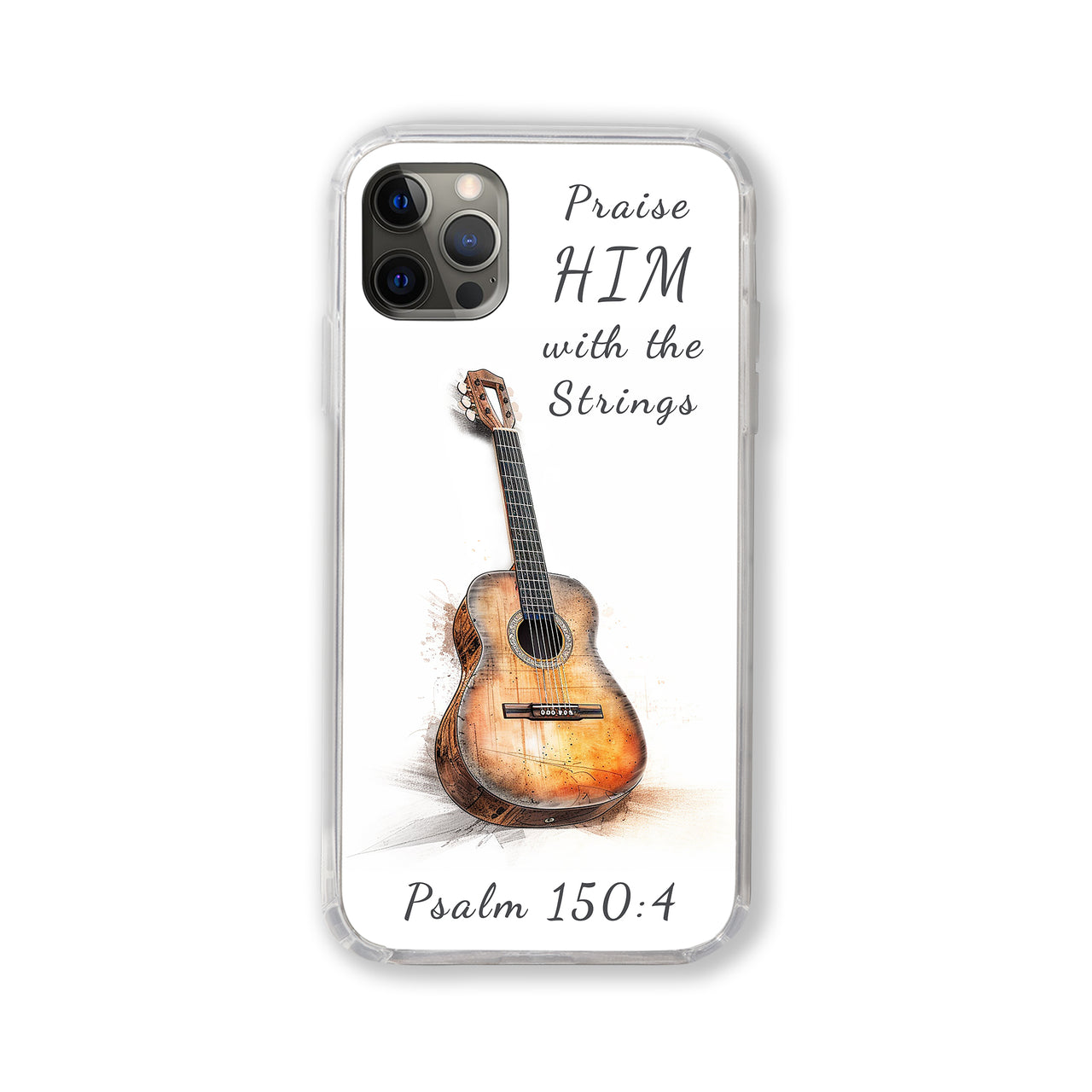 Psalm 150:4 Guitar Phone Case