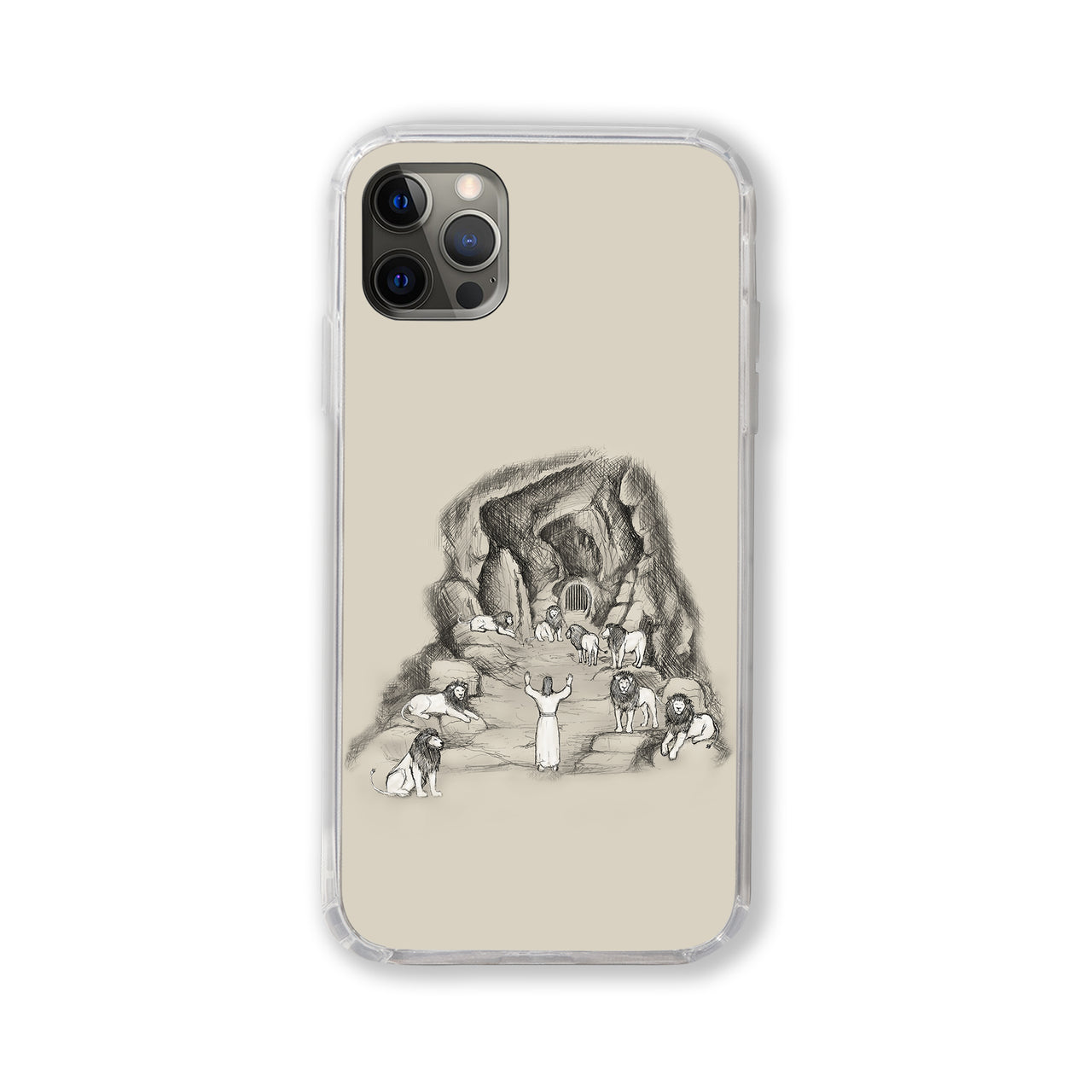 Daniel in the Lions' Den Phone Case