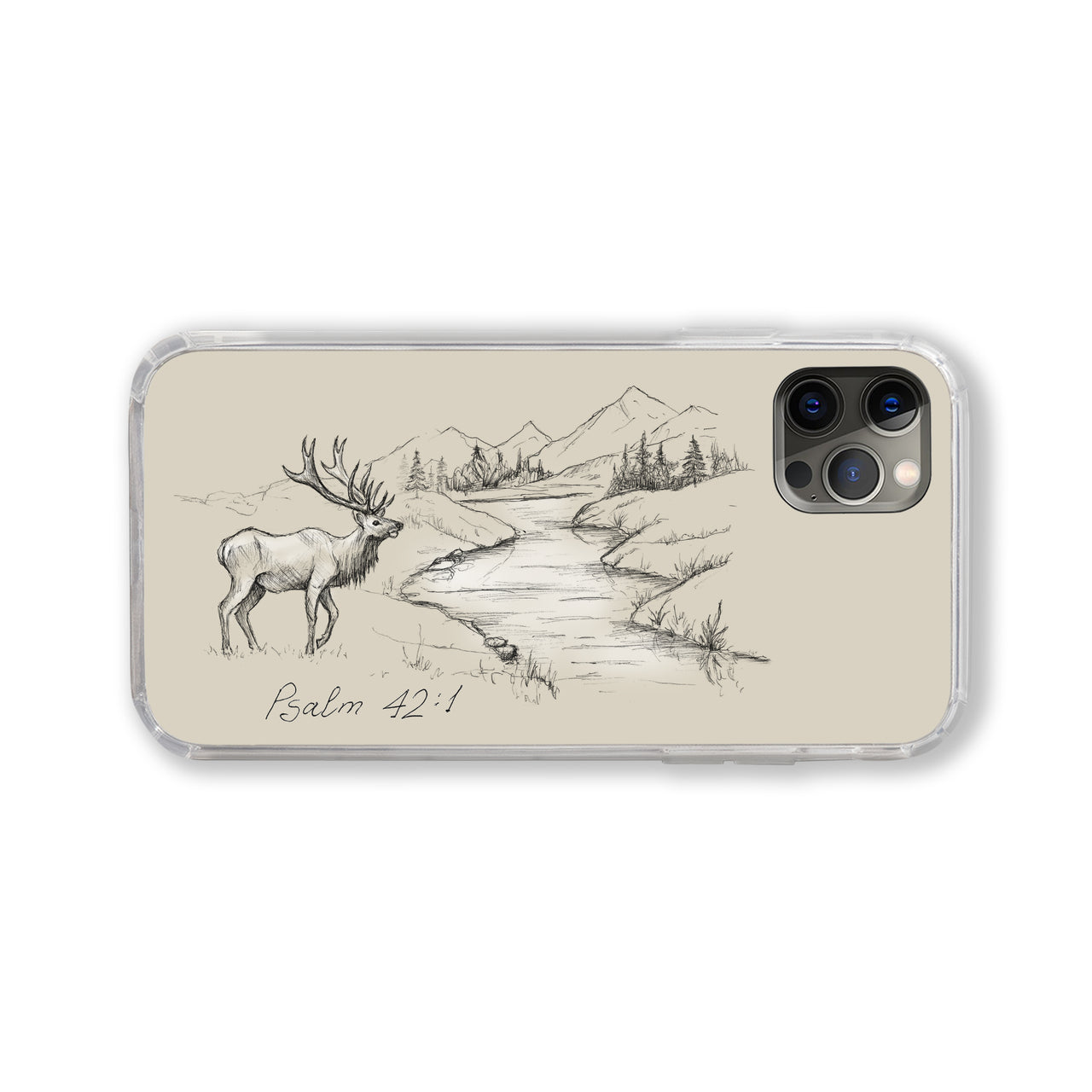 Psalm 42:1 As the deer pants for streams of water Phone Case #2