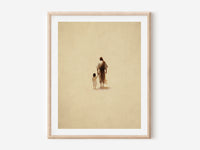 Thumbnail for Jesus walking with a child Poster Print #3