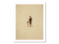 Thumbnail for Jesus walking with a child Poster Print #3