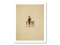 Thumbnail for Jesus walking with a child Poster Print #3