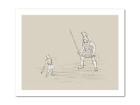 Thumbnail for David and Goliath Digital download printable art #1