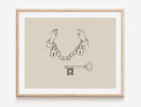 Thumbnail for The key to freedom from the bondage of sin Poster Print