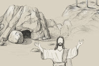 Thumbnail for Resurrection of Jesus Christ, empty tomb of Jesus, the three crosses on Calvary Poster Print #4