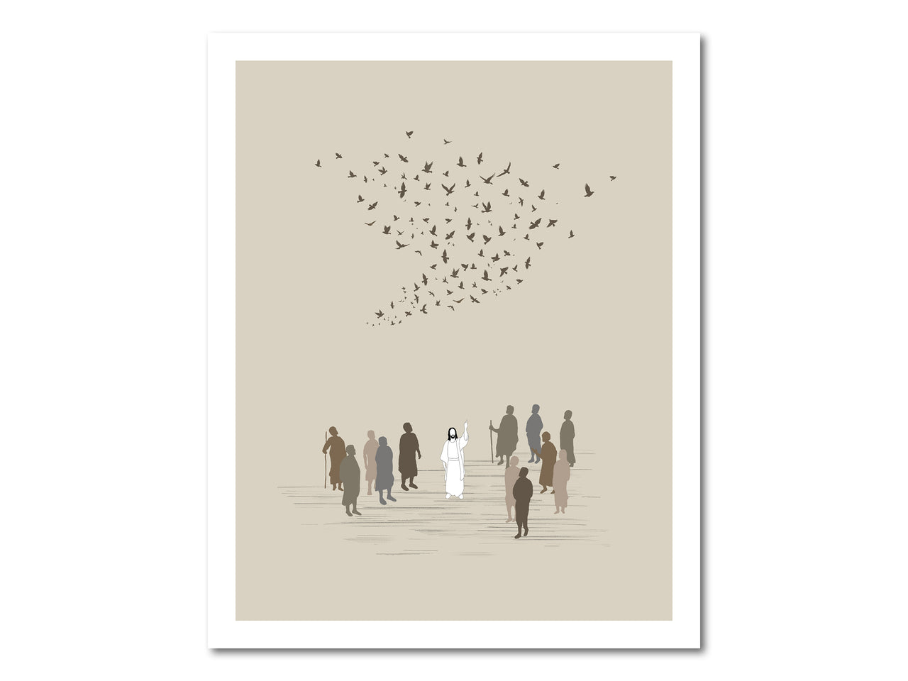 Look at the Birds of the air Digital download printable art