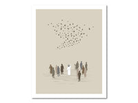 Thumbnail for Look at the Birds of the air Digital download printable art