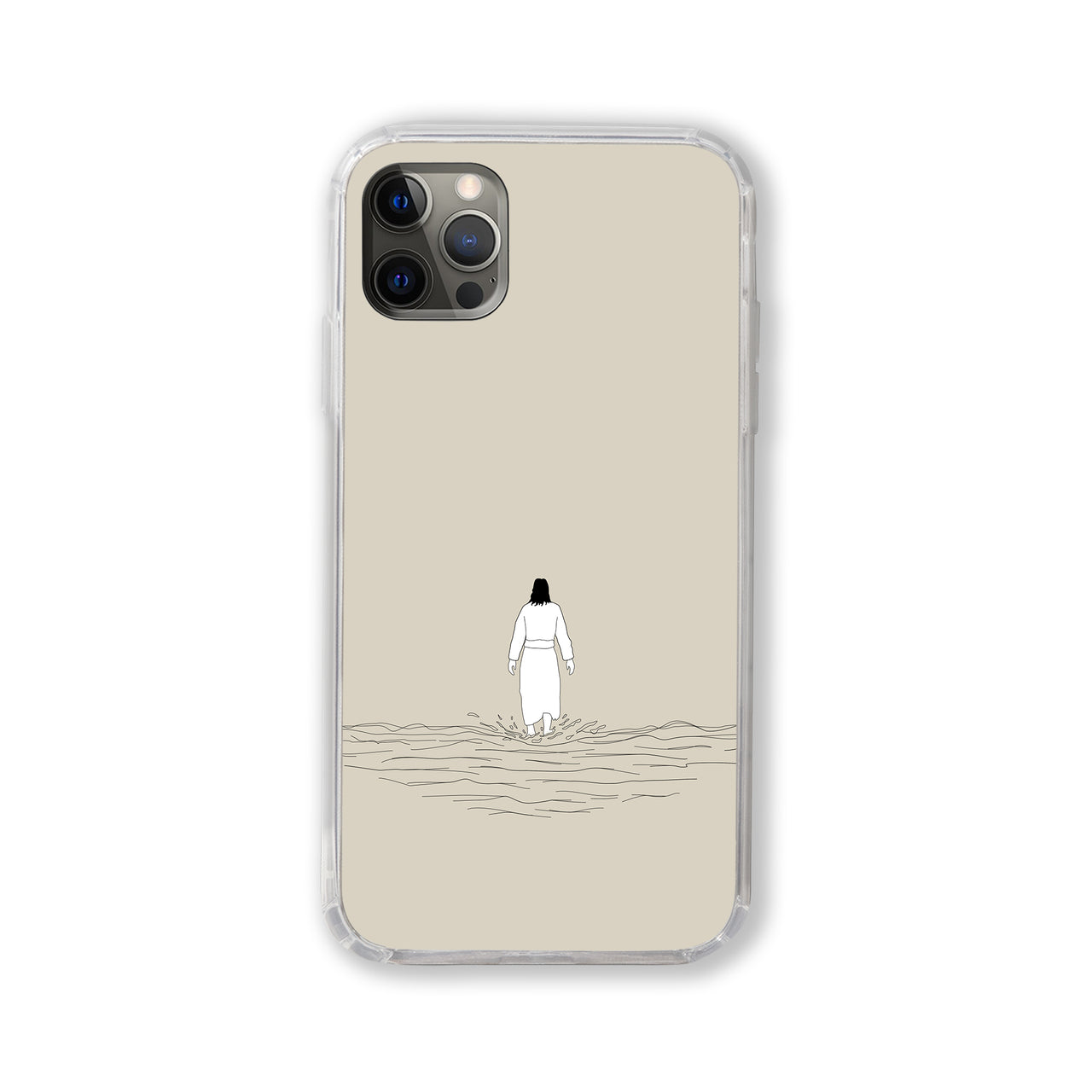 Jesus Christ walks on the water Phone Case #2