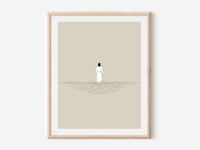 Thumbnail for Jesus walks on water Digital download printable art #1