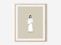 Thumbnail for Jesus Christ holding lamb Digital download printable art