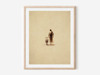 Thumbnail for Jesus Christ returns with the lost sheep Digital download printable art