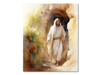 Thumbnail for Resurrection of Jesus Christ (Jesus leaving the empty tomb) Digital download printable art #3