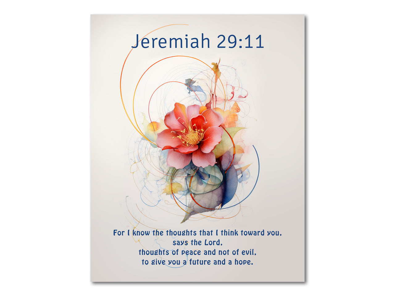 Jeremiah 29:11 Digital download printable art