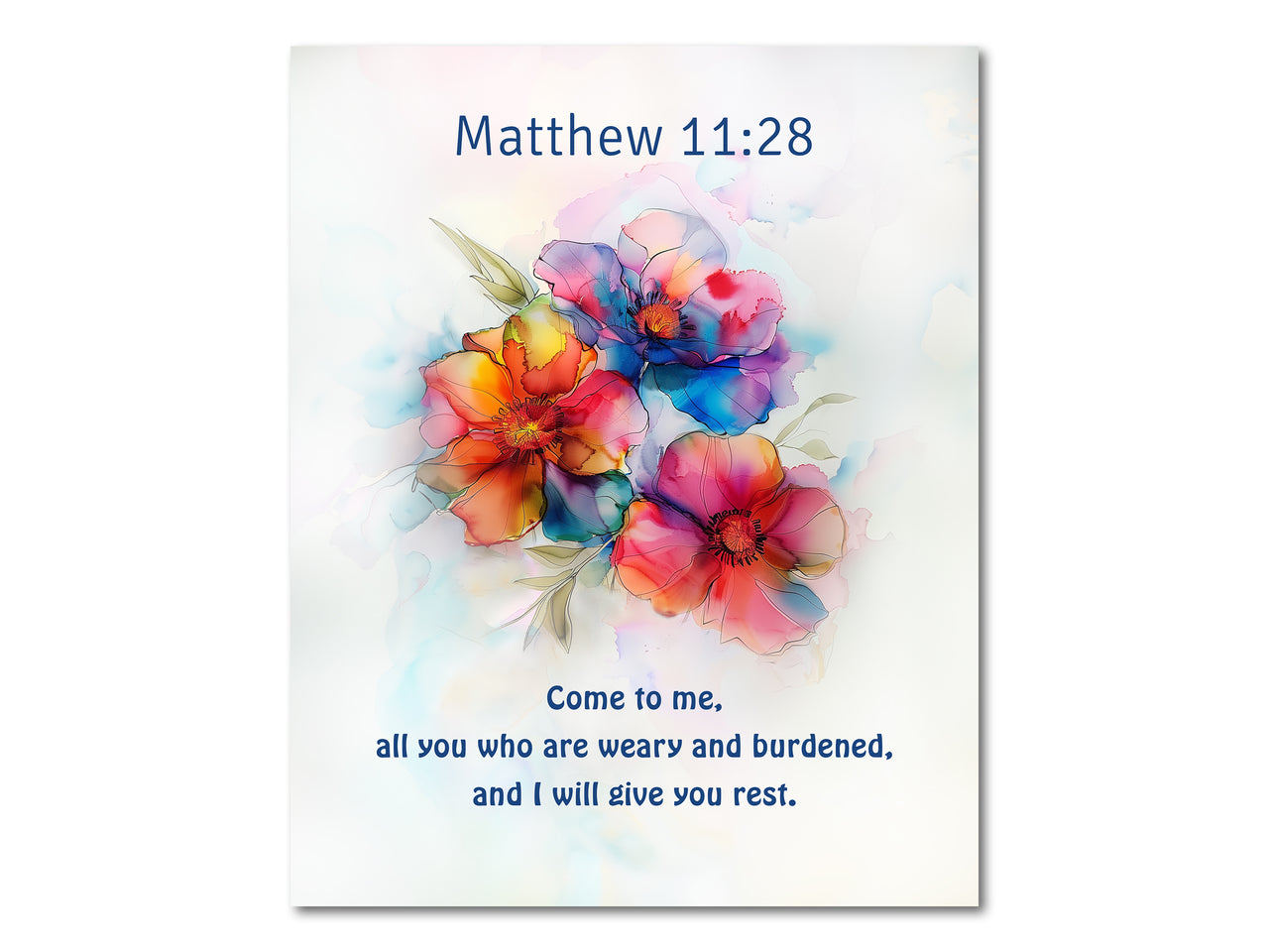 Matthew 11:28 Digital download printable art