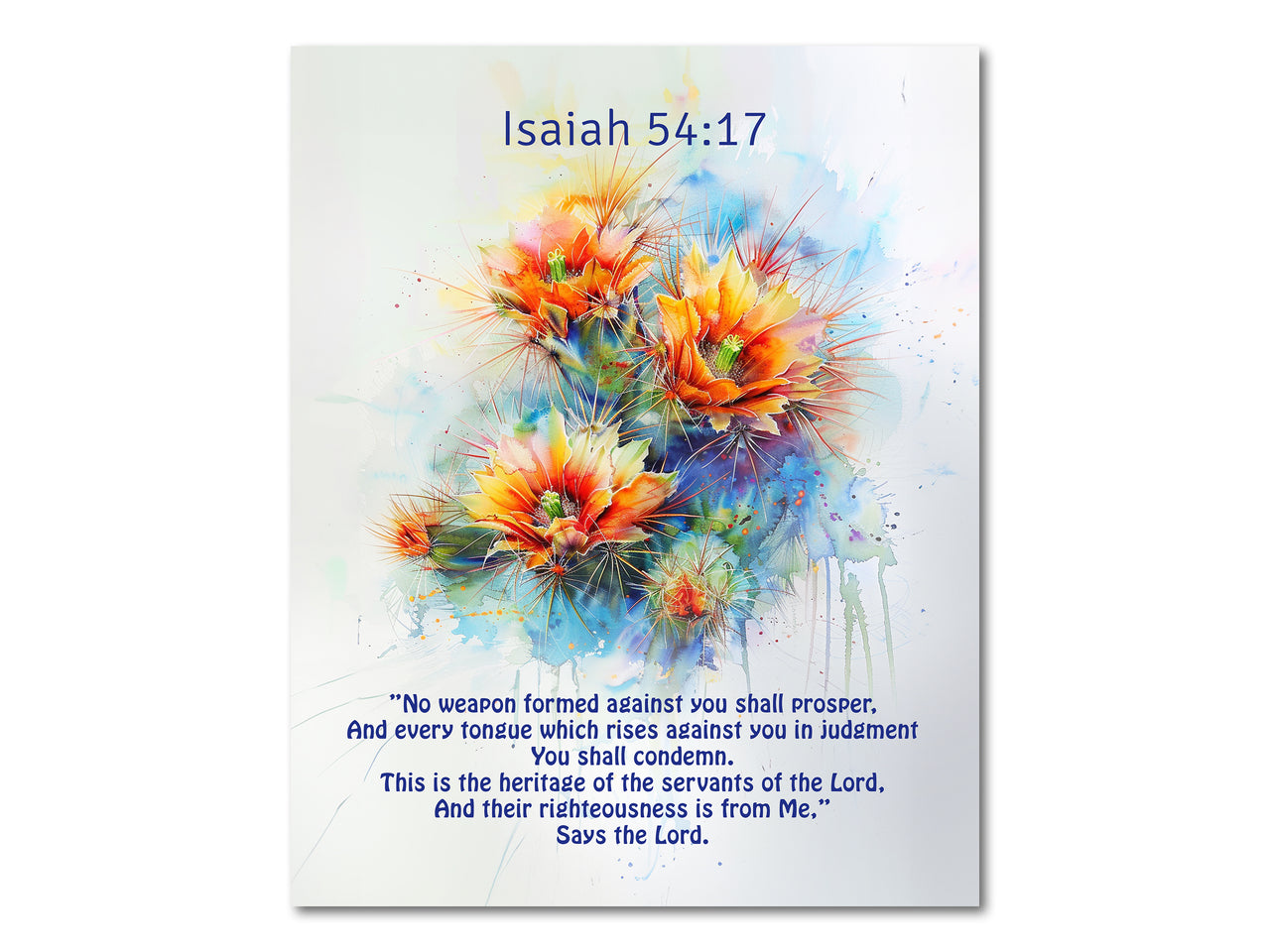 Isaiah 54:17 Digital download printable art