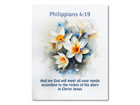 Thumbnail for Philippians 4:19 Digital download printable art