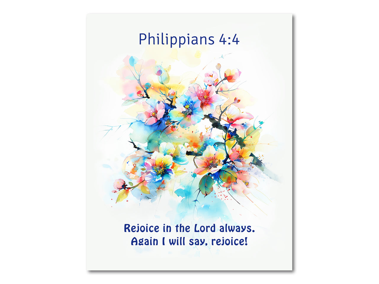 Philippians 4:4 Digital download printable art