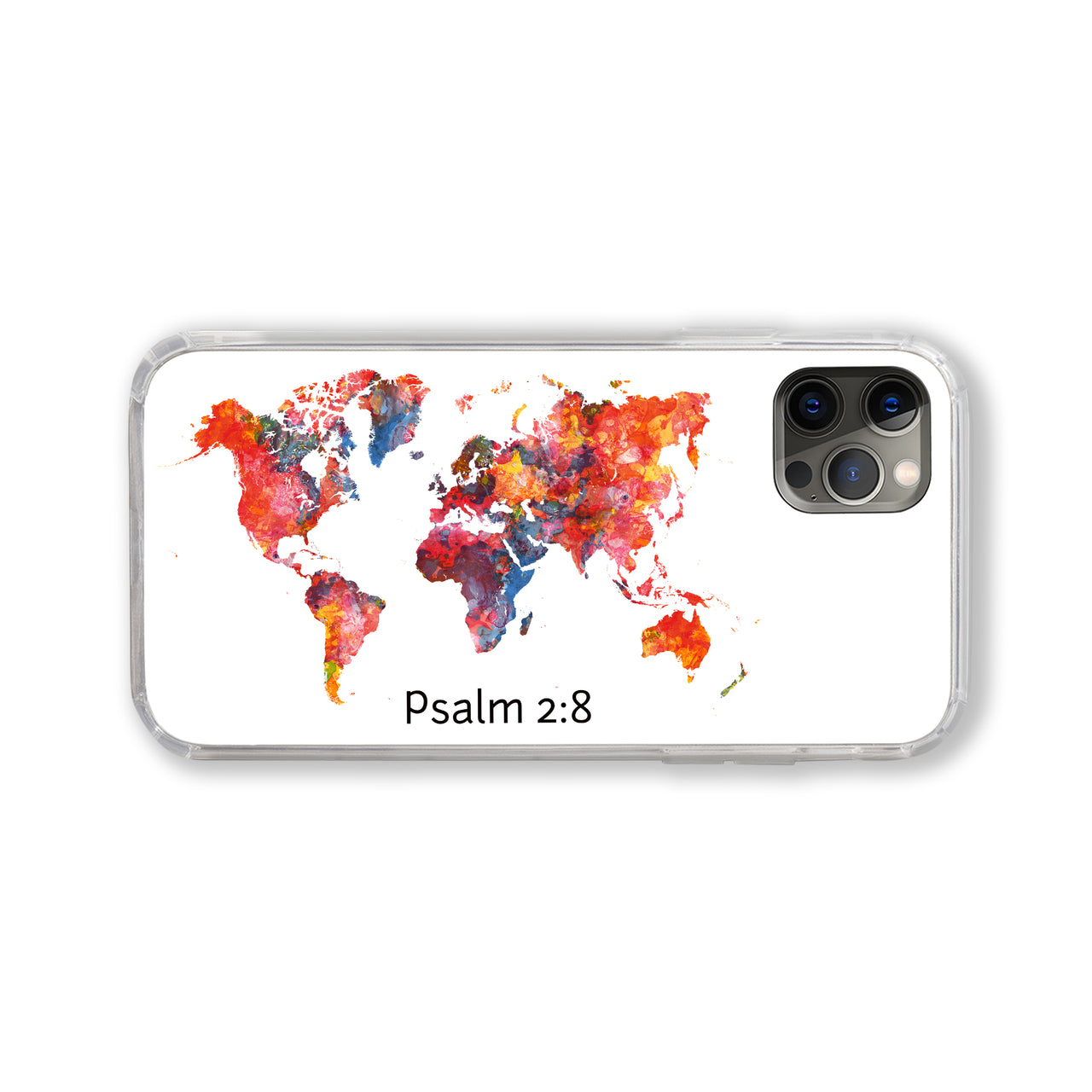 Psalm 2:8 World Map Phone Case #2