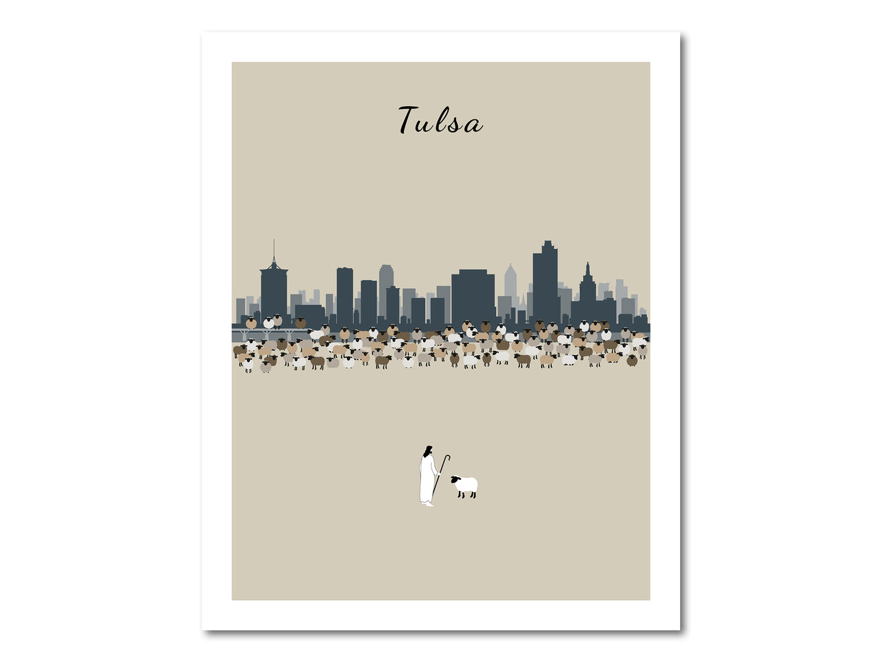 Lost Sheep from Tulsa Digital download printable art