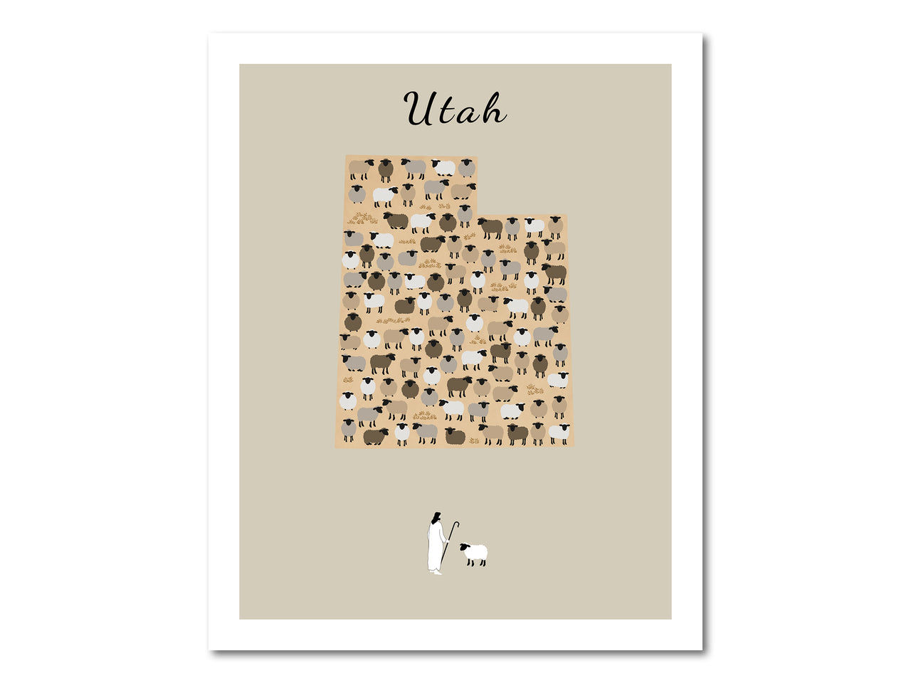 Lost Sheep from Utah Poster Print